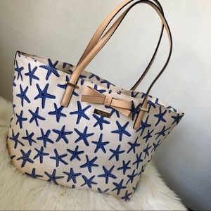 Kate Spade starfish tote bag